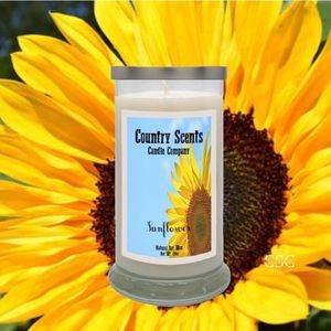 Sunflower scented candles/wax melts/aroma beads🌻